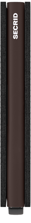 SECRID Men's Slimwallet Original In Black-Brown Side View