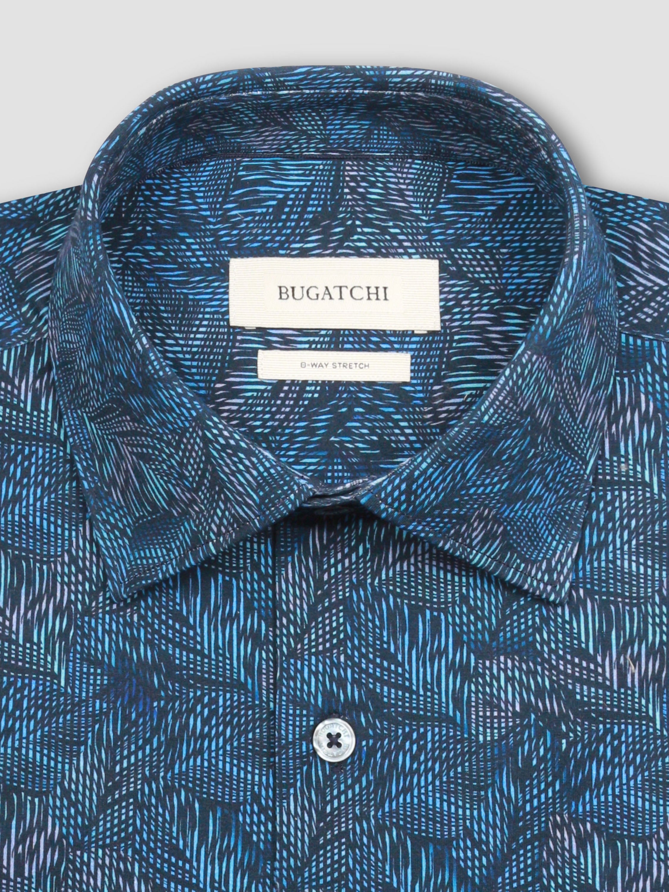 Bugatchi Ooohcotton L/S Shirt, Navy