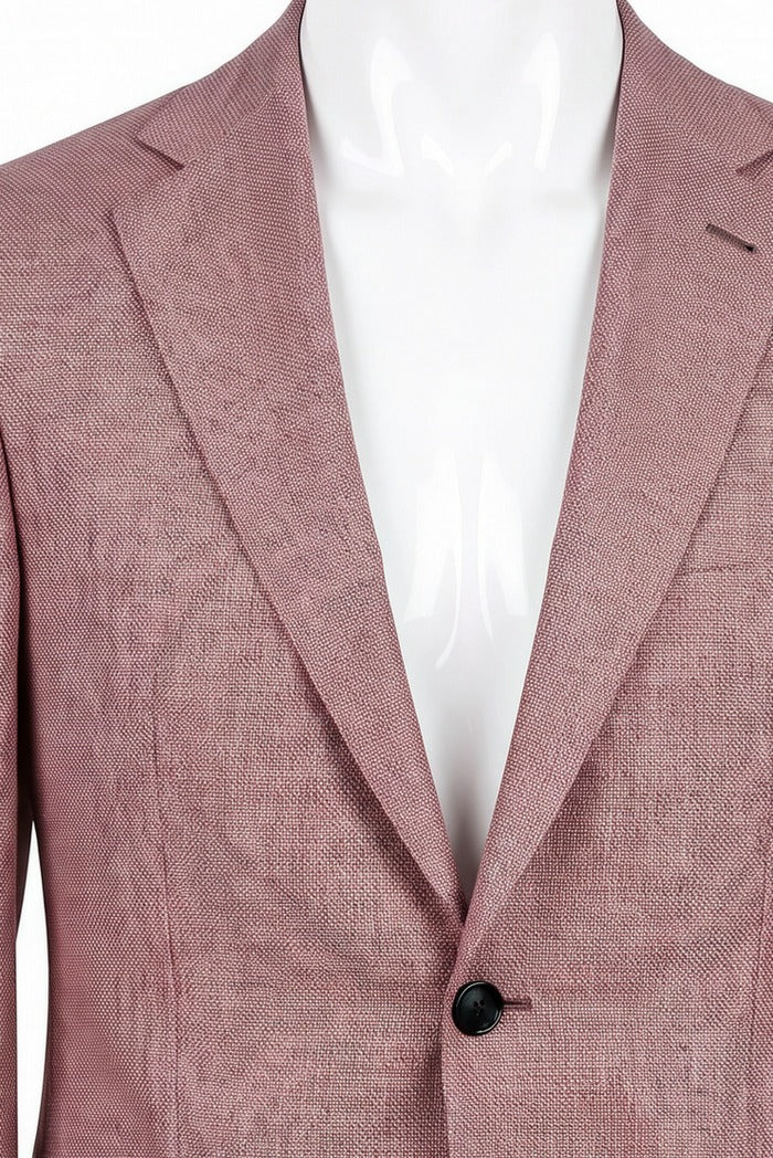 Corneliani Academy Silk & Wool Sport Coat, Dusty Rose – view 3