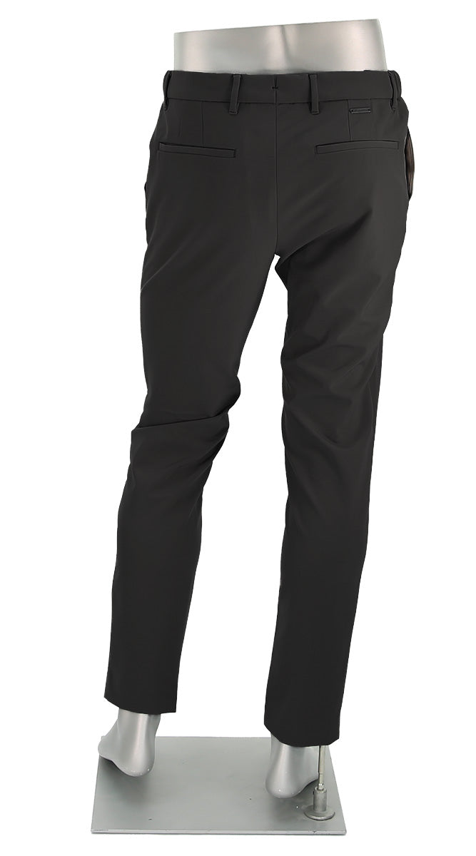 Alberto Slim Performance Move Pant Black Back View