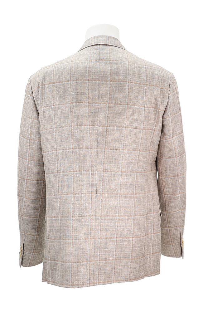 Corneliani Men's Check Sport Coat Back View - Mondo Uomo