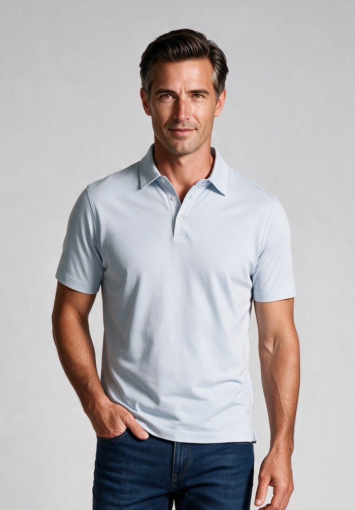 Paul & Shark S/S Polo, Blue — model detail