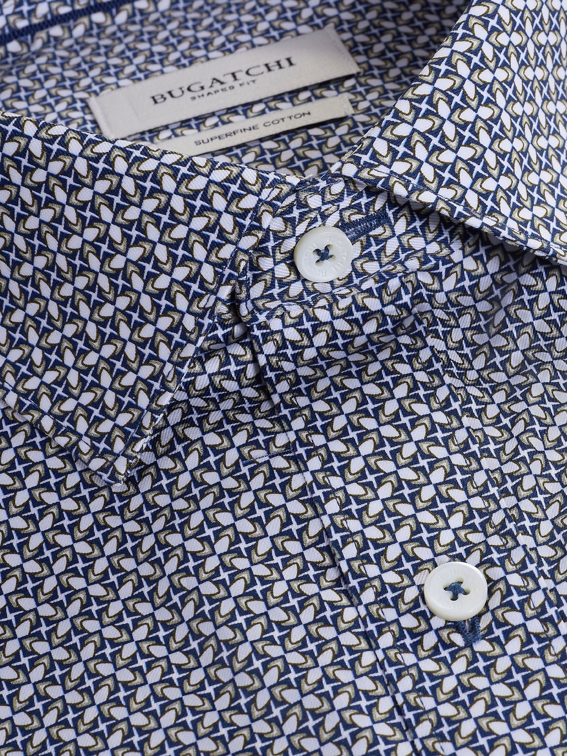 Bugatchi L/S Axel Woven Shaped