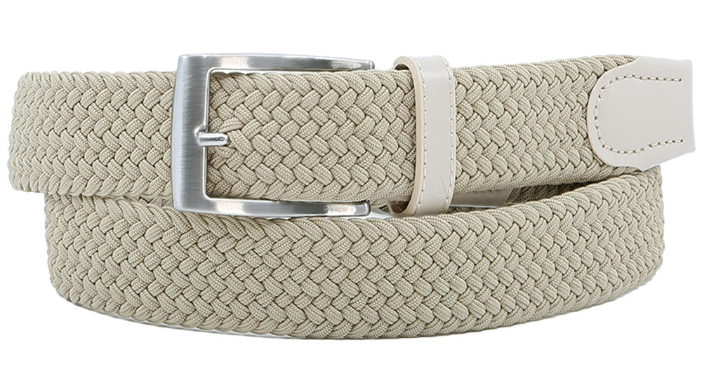 Alberto Men's Leather Levi Belt In Tan B8330 - Mondo Uomo