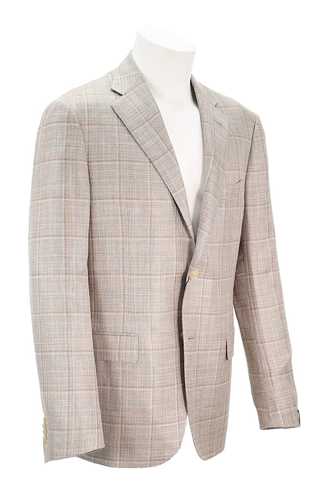 Corneliani Men's Check Sport Coat Angled View 621702