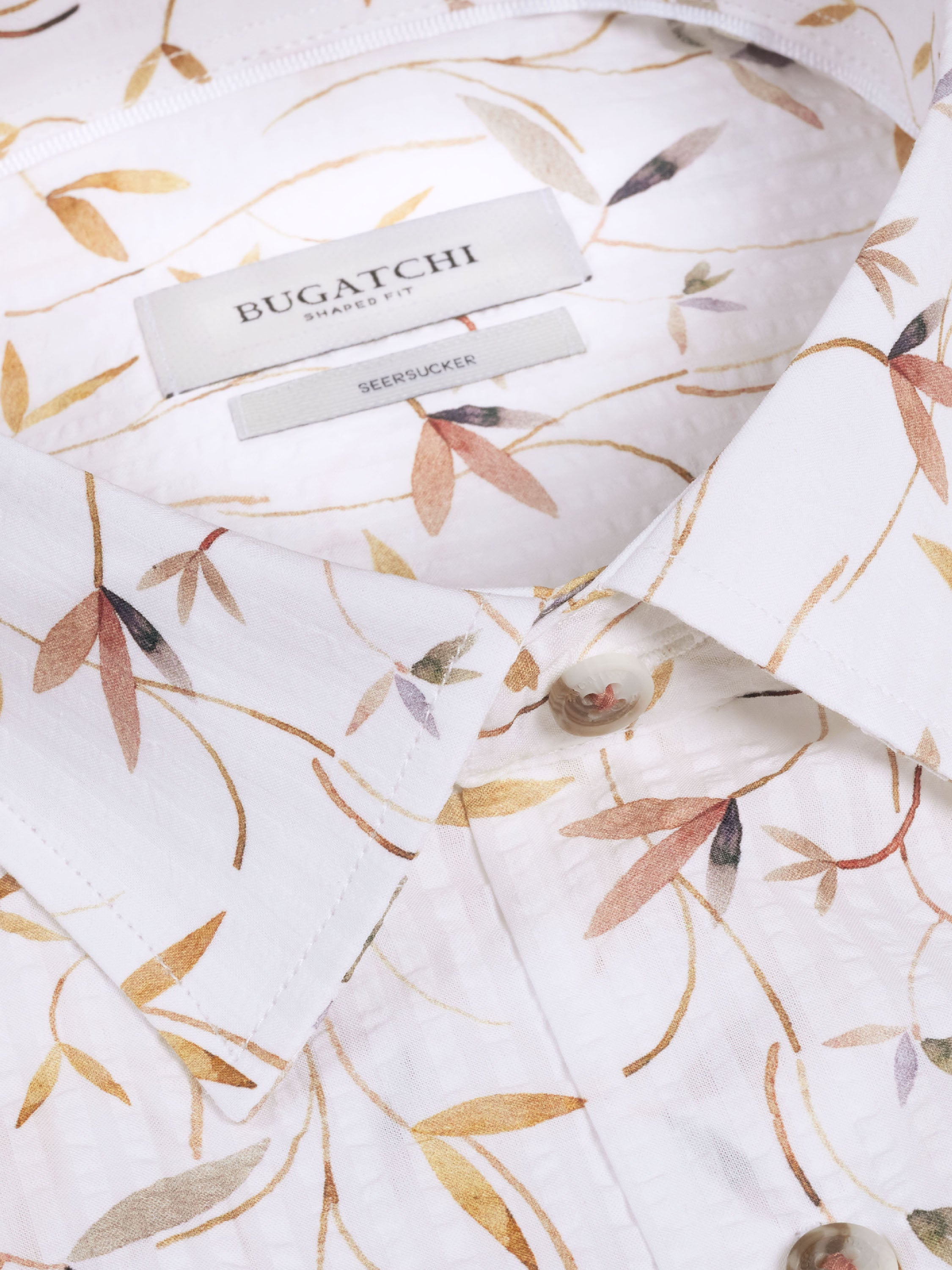Bugatchi L/S Julian Shirt, White