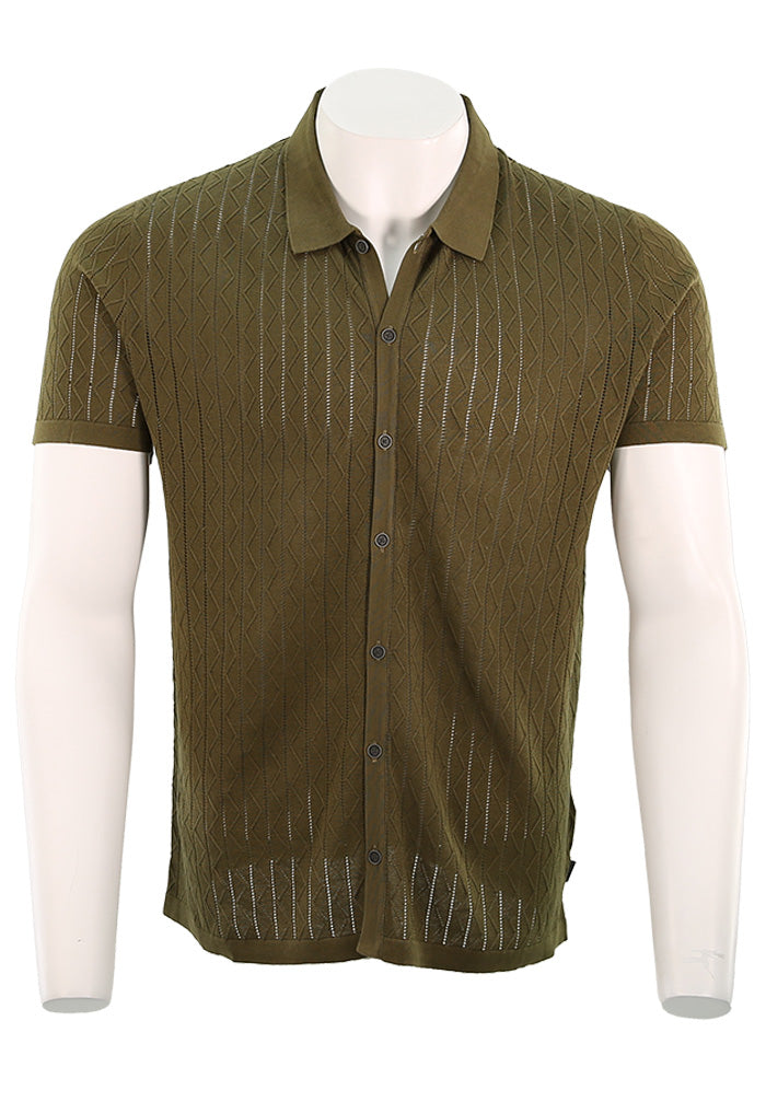 John Varvatos Short Sleeve Sweater Shirt