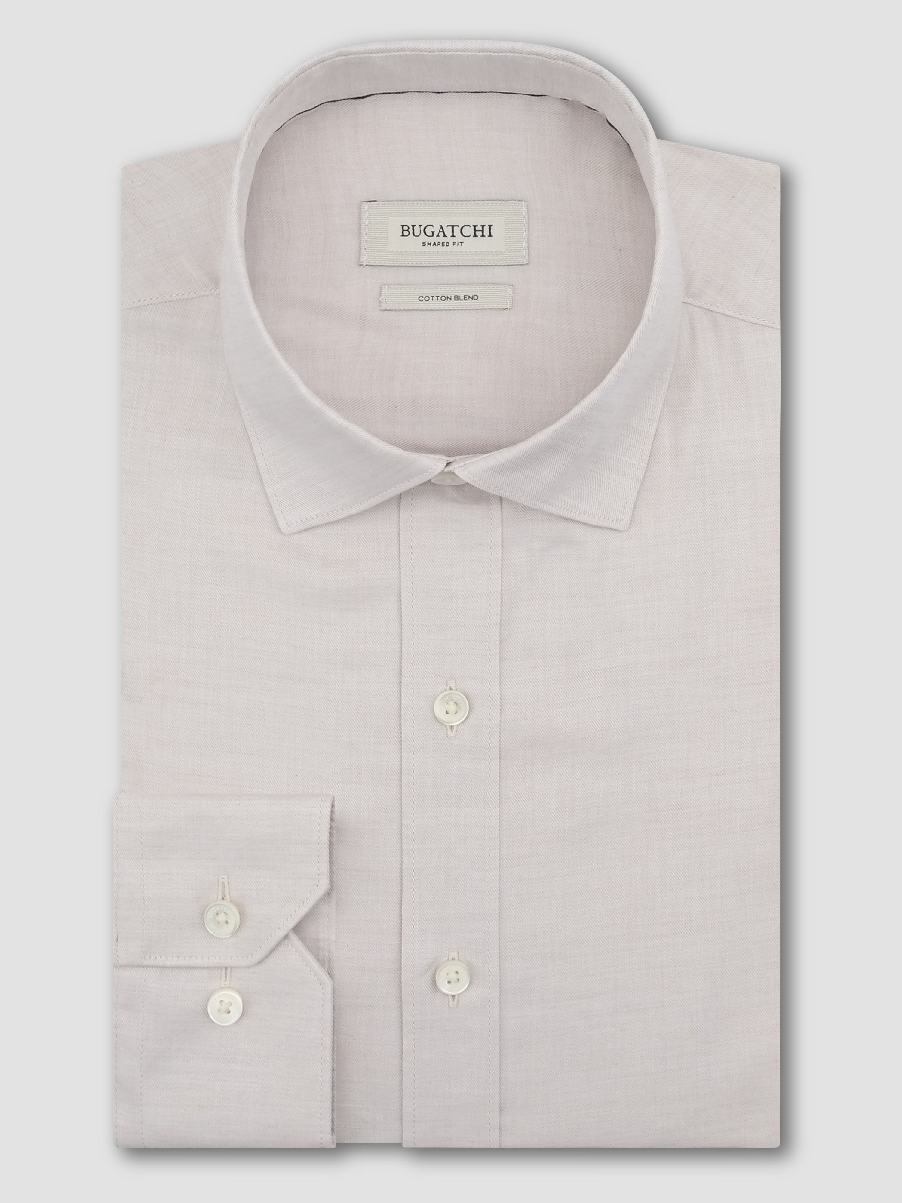 Bugatchi L/S Axel Shirt, Almond