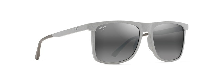 Maui Jim Makamae Polarized Classic Sunglasses with Lightweight Carbon Fiber Frame Angled View