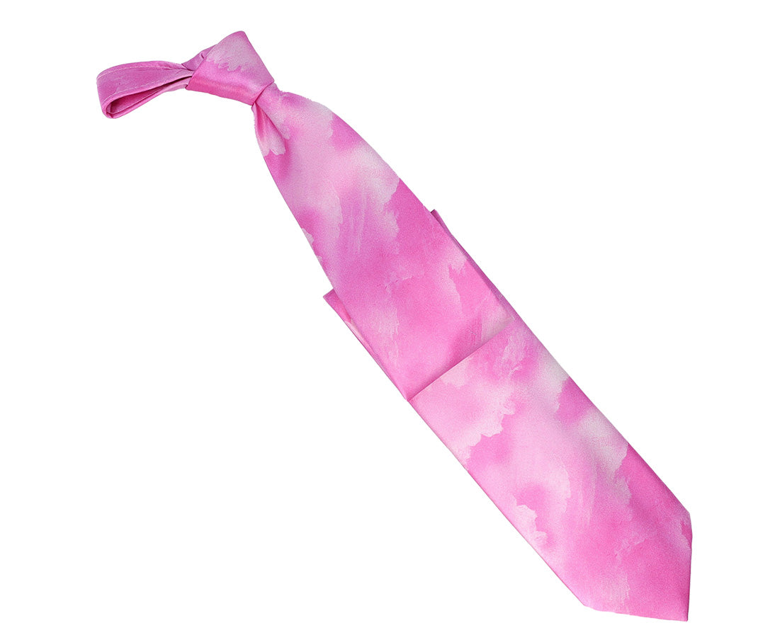 Italo Ferretti Men's Tie With Vibrant Sky-Inspired Gradient Pattern - Mondo Uomo