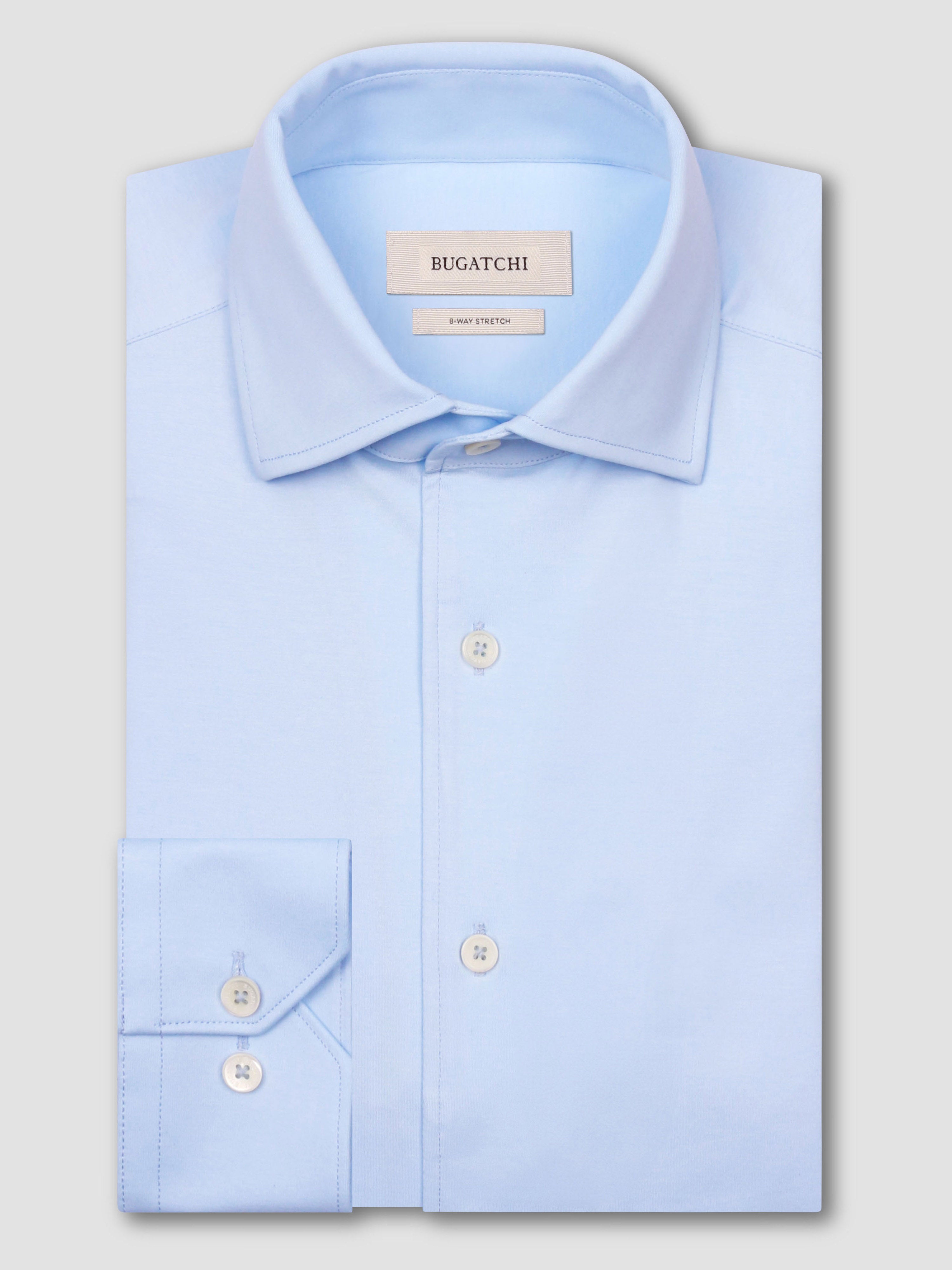 Bugatchi Ooohcotton L/S Shirt, Sky