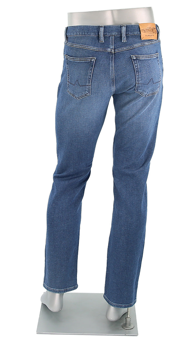 ALBERTO STONE JERSEY DENIM BLUE FOR MEN - MONDO UOMO