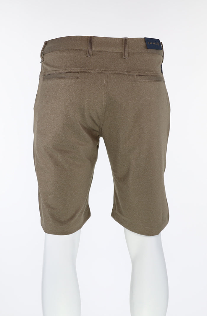 Halsey Breakwater Men’s Shorts in Dark Camel with Moisture-Wicking Fabric – Mondo Uomo Fine Menswear
