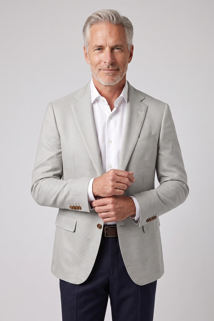 Jack Victor Conway Hopsack Wool Sport Coat, Tan – view 2