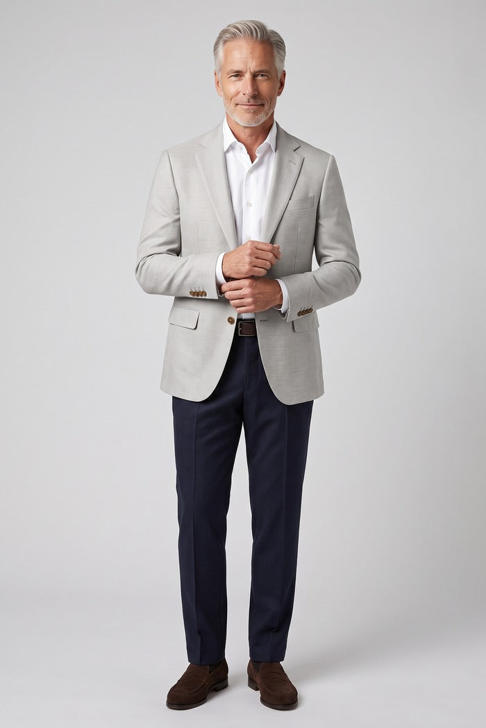 Jack Victor Conway Hopsack Wool Sport Coat, Tan – view 5