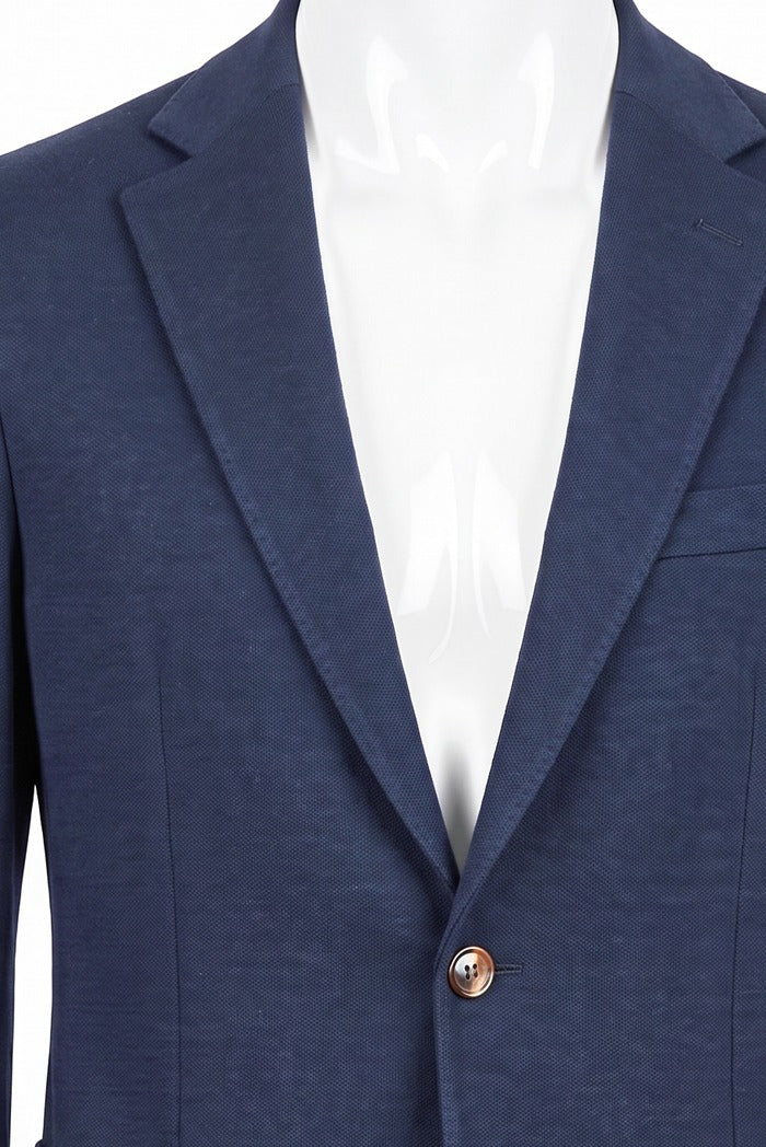 Jack Victor Hartford Knit Wool Sport Coat, Navy – view 3