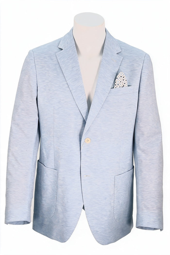 7 Downie Street Sport Coat, Lt Blue | Mondo Uomo Naples FL