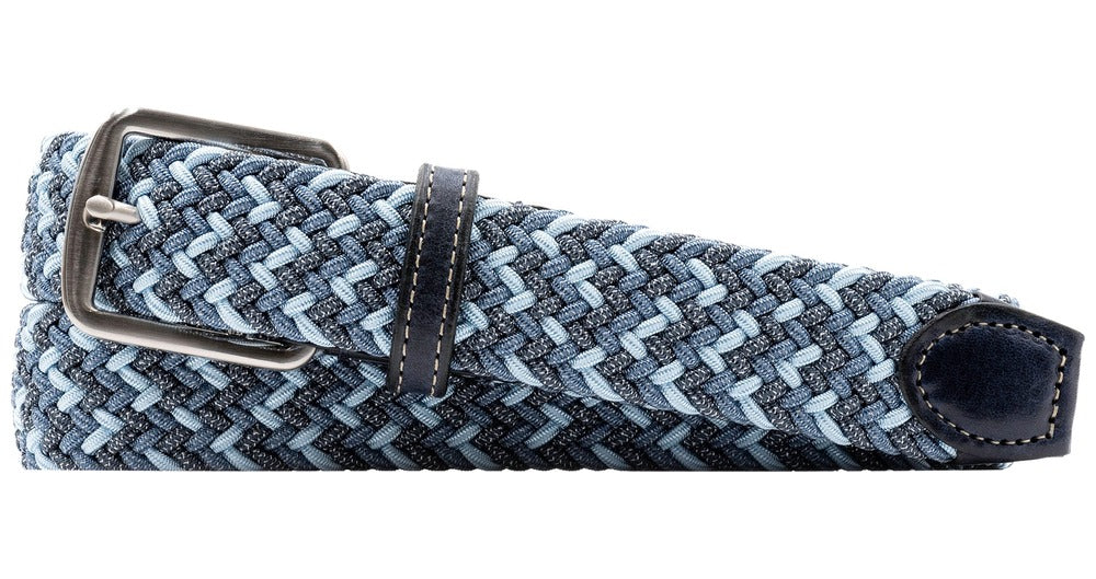 Martin Dingman Newport Belt, Navy | Mondo Uomo Naples FL