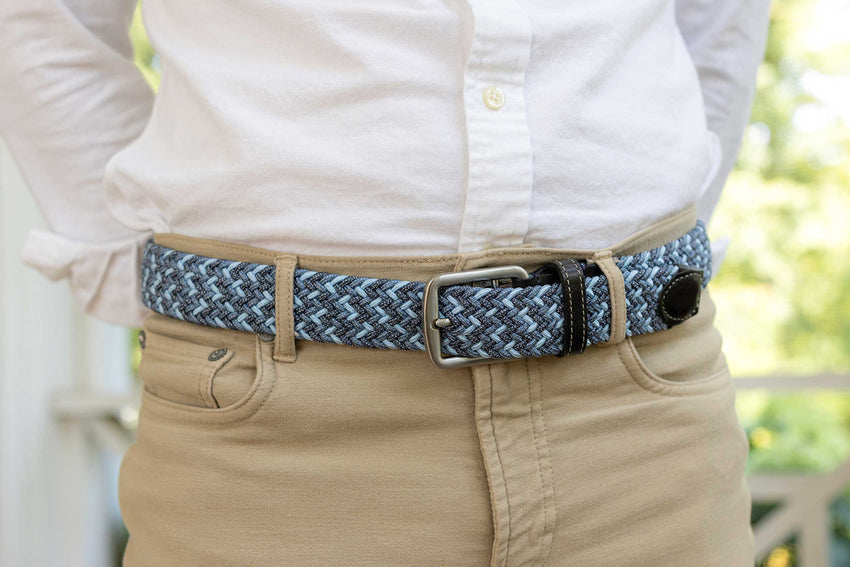Martin Dingman Newport Belt, Navy – view 2