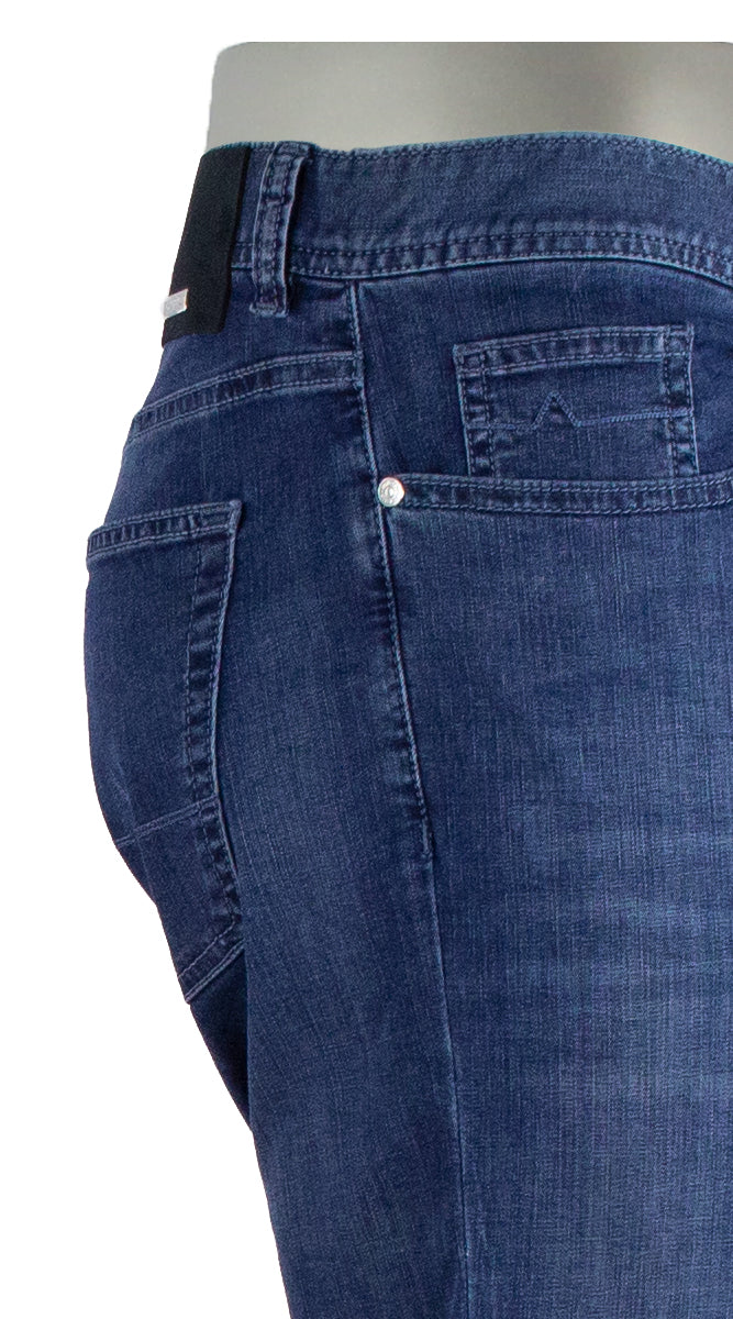 Alberto Pipe Coolmax Business Jean, Blue – view 4