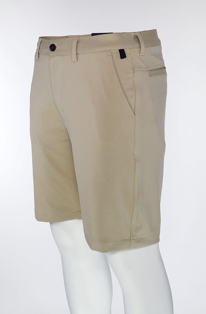 Halsey Breakwater Men’s Stripe Shorts in Light Camel Classic Fit 9.5-Inch Inseam Style #BM1056 580S