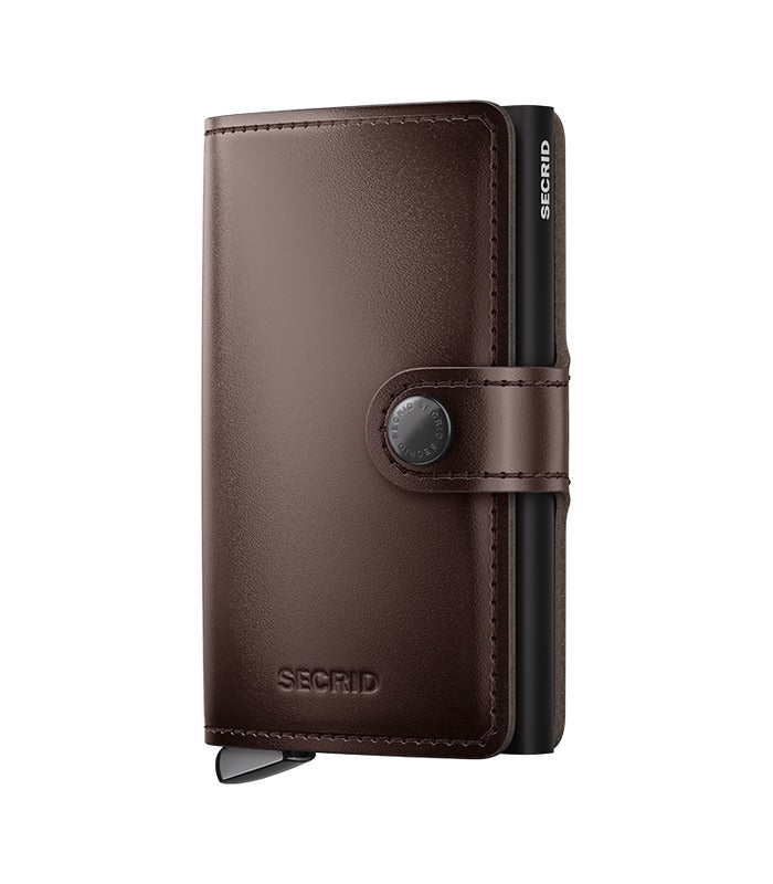 Secrid Premium Miniwallet Dusk | Dark Brown | Mondo Uomo Naples FL