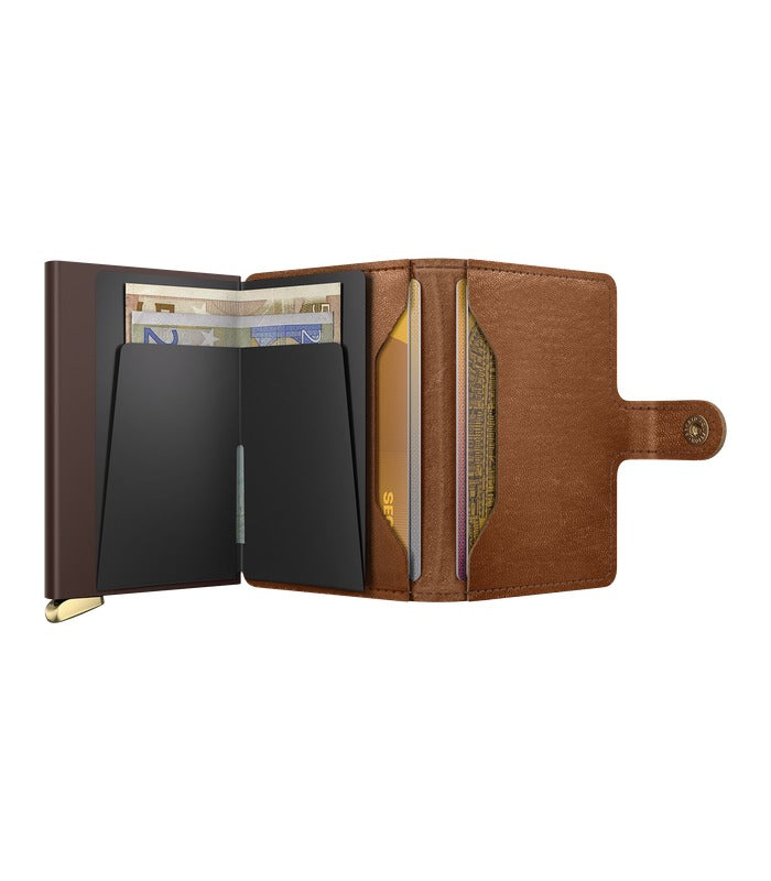 Secrid Premium Miniwallet Emboss Lines | Cognac – view 3