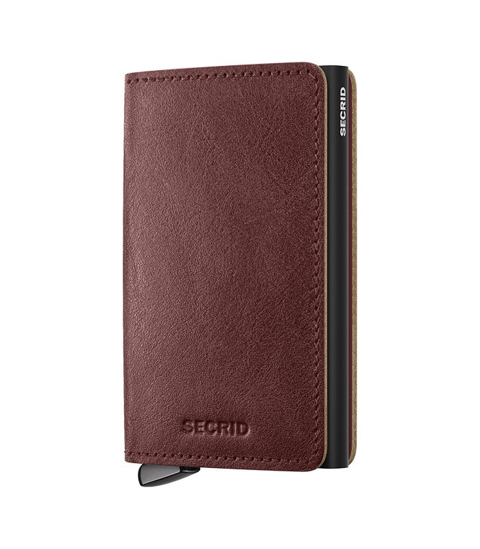Secrid Premium Slimwallet Basco | Brown | Mondo Uomo Naples FL