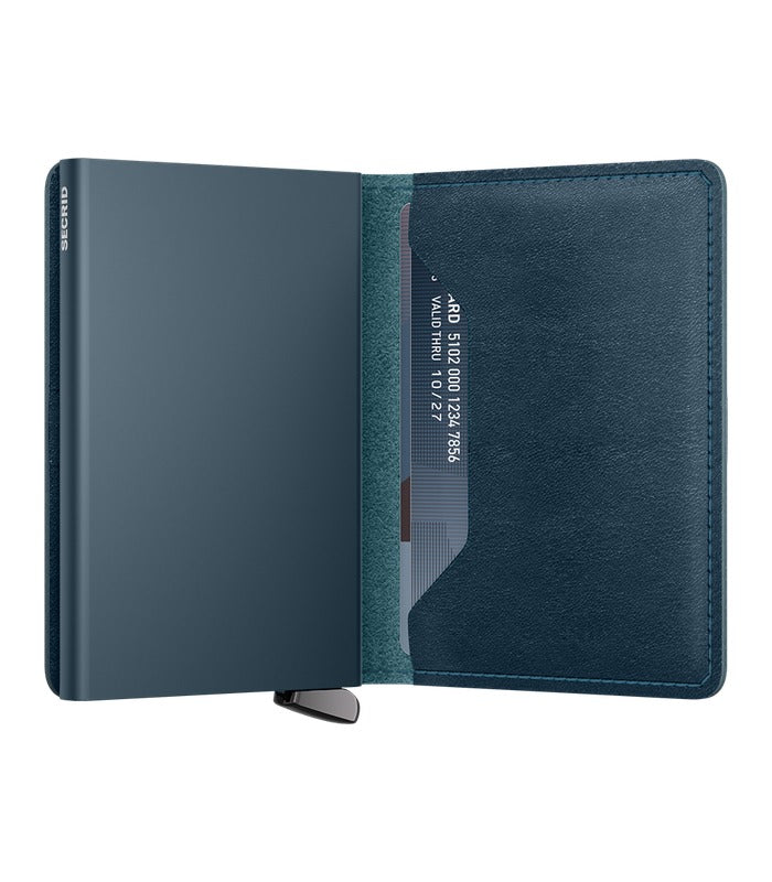 Secrid Premium Slimwallet Basco | Teal – view 2