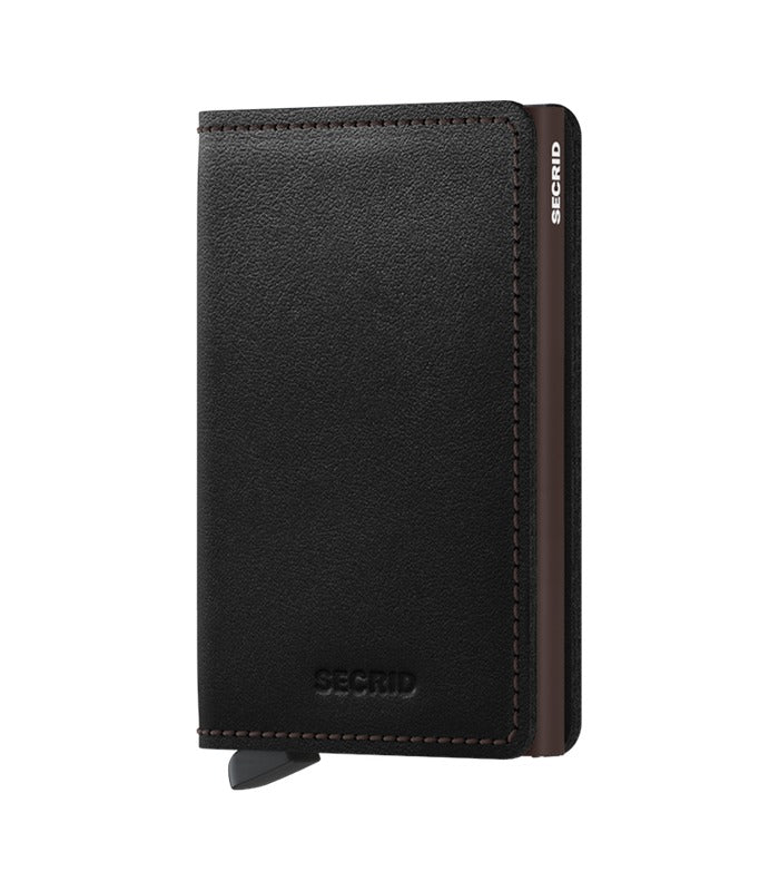 Secrid Slimwallet Original | Black-Brown | Mondo Uomo Naples FL