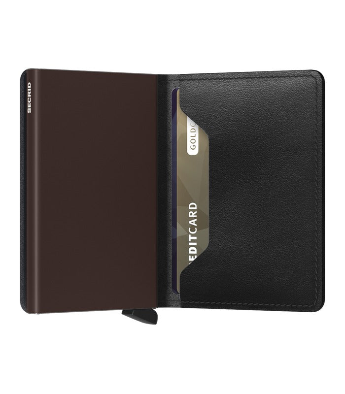 Secrid Slimwallet Original | Black-Brown – view 2