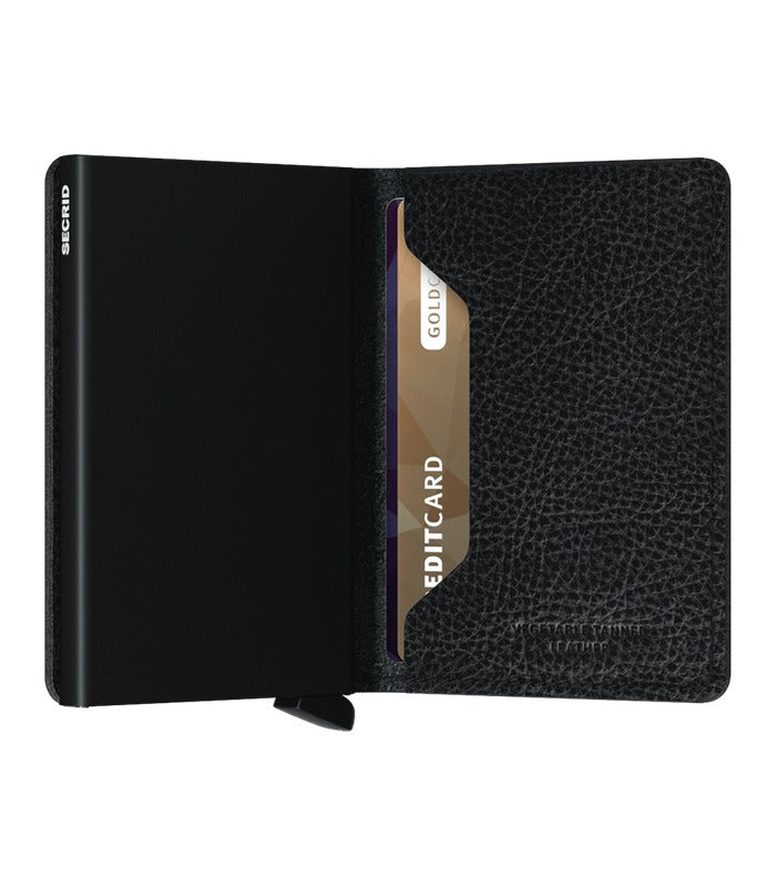 Secrid Slimwallet Vegetable Tanned | Black\Black – view 2