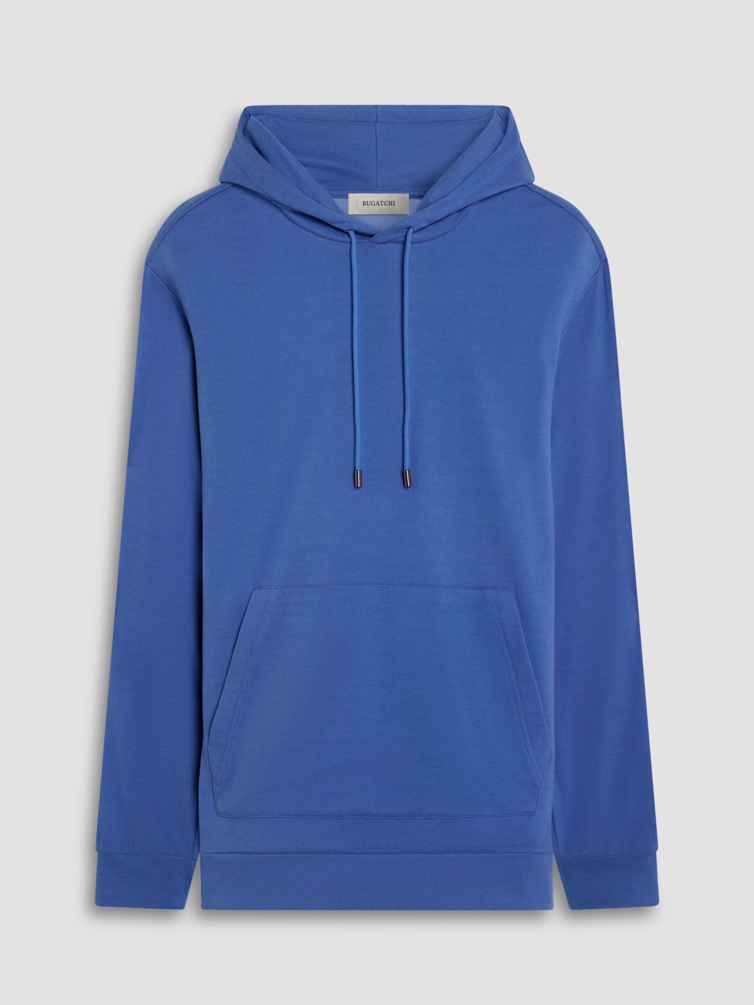Bugatchi L/S Hoodie, Classic Blue | Mondo Uomo Naples FL