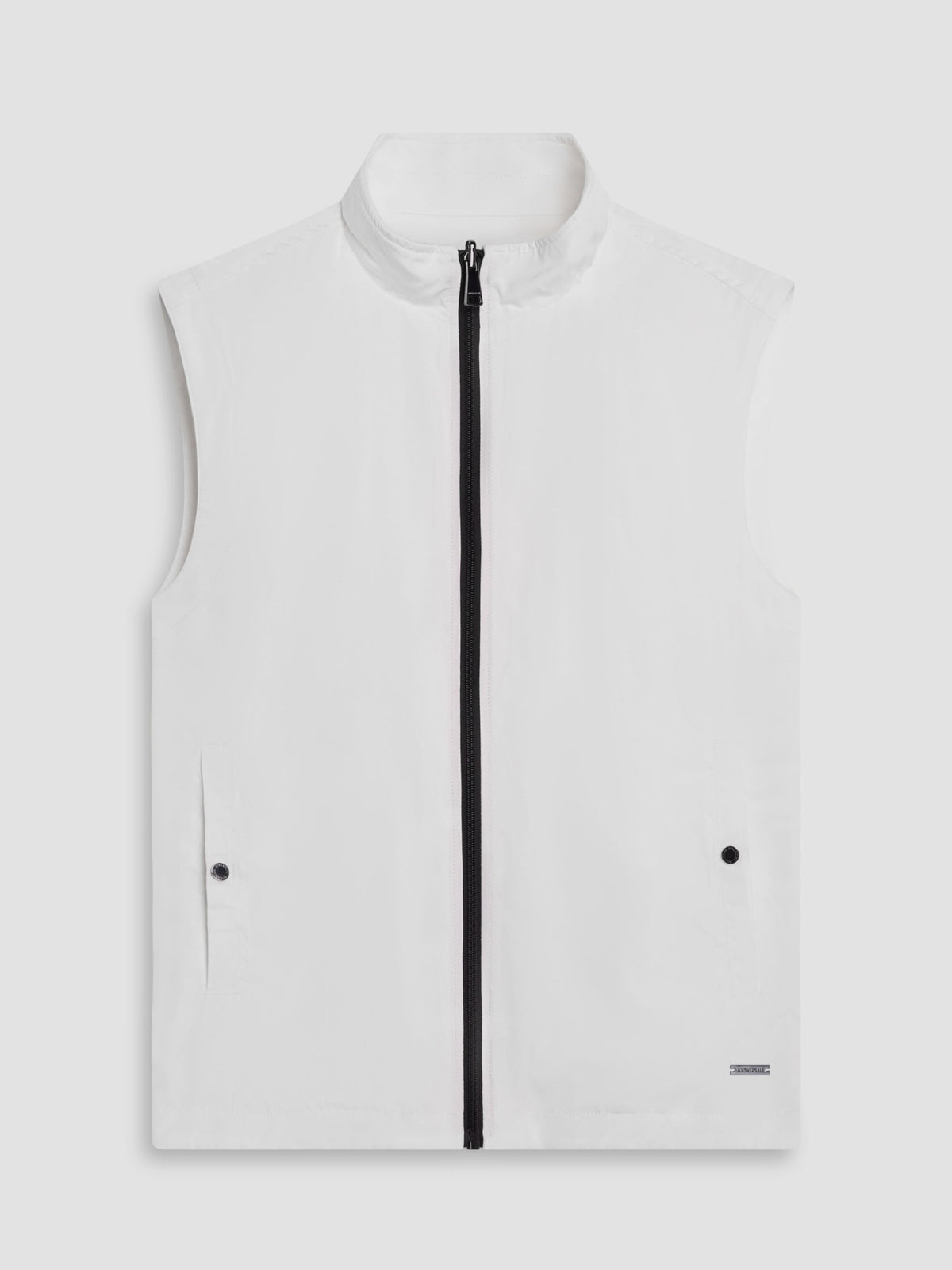 Bugatchi Soft Touch Knit Vest, Chalk | Mondo Uomo Naples FL