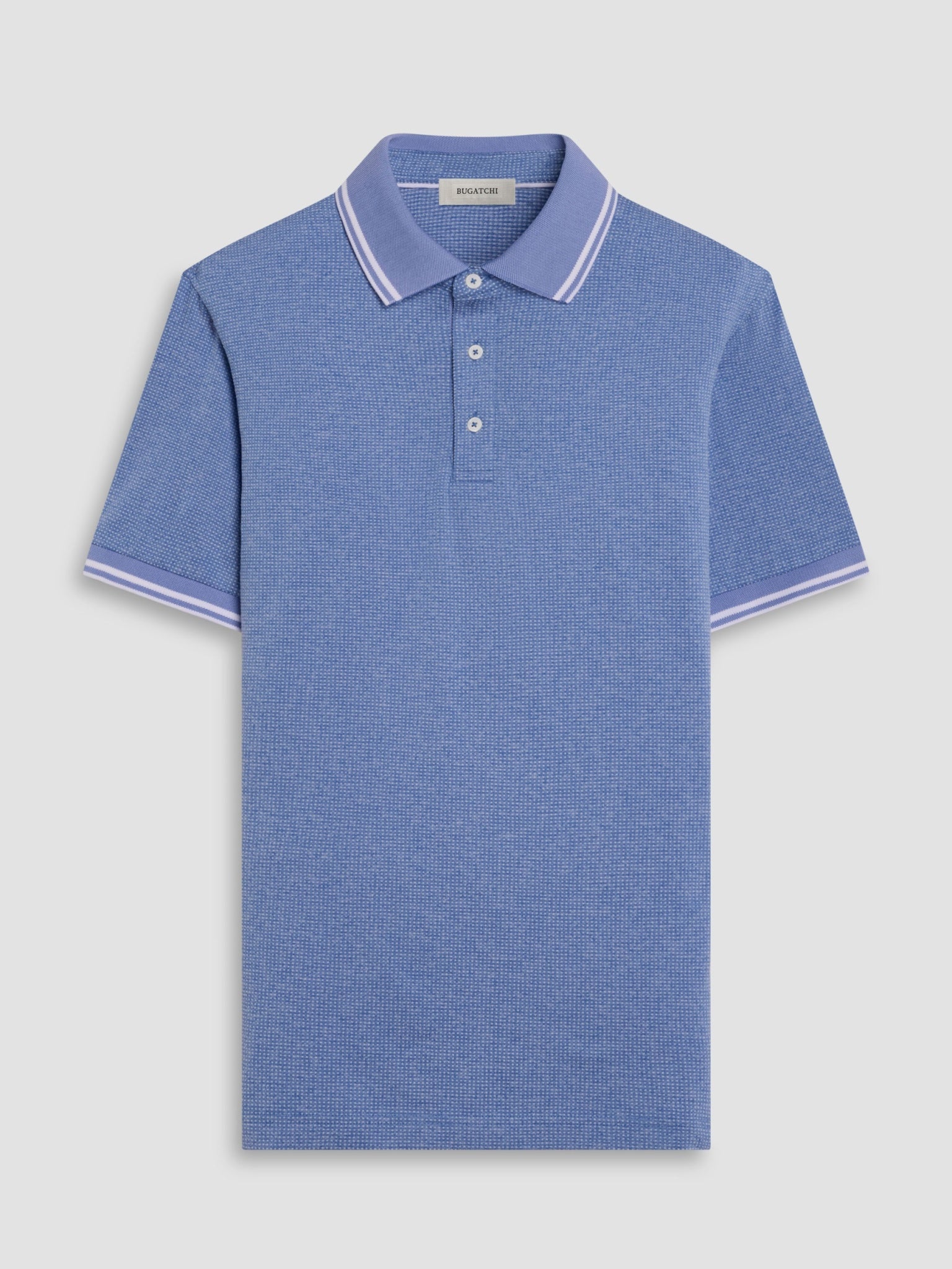 Bugatchi S/S Polo, Classic Blue | Mondo Uomo Naples FL