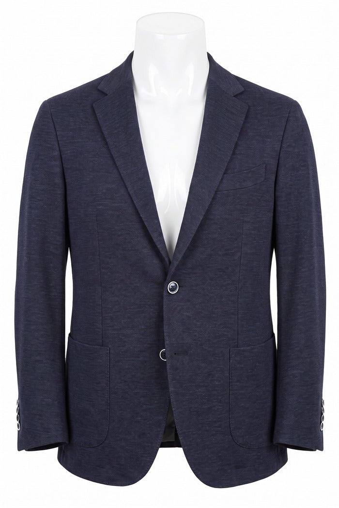Sixty One Reda Wool & Cashmere Sport Coat, Navy – front view | Mondo Uomo, Naples, Florida