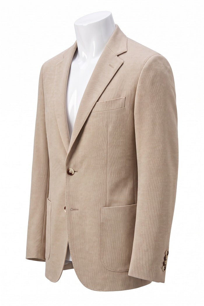 Sixty One Reda Wool & Cashmere Sport Coat, Taupe – three-quarter side view