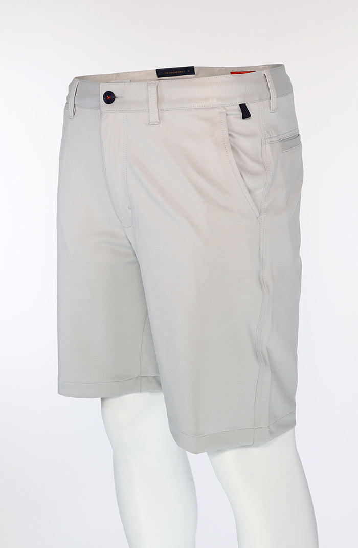 Halsey Breakwater Men’s Stripe Shorts in Silver Classic Fit 9.5-Inch Inseam Style #BM1056 900S