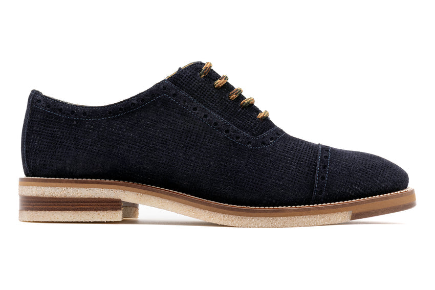 Martin Dingman Tuscan Cap Toe, NAVY – view 5