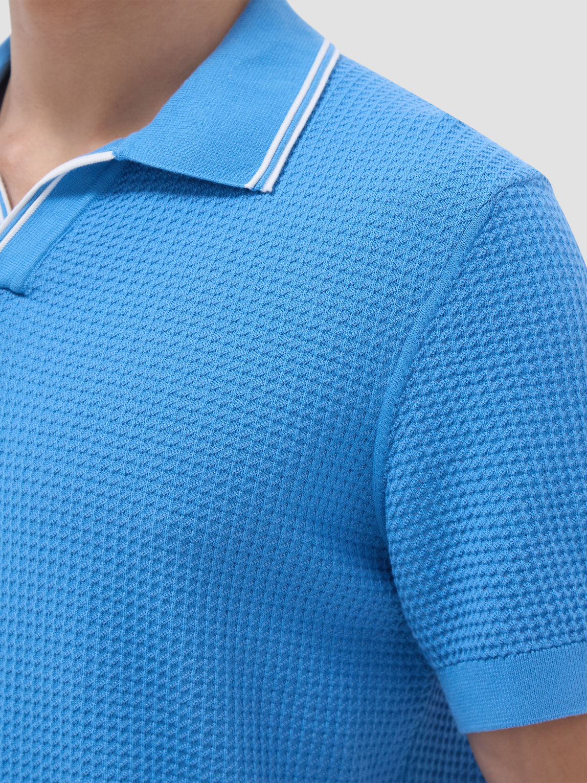 Bugatchi S/S Johnny Collar Sweater – view 3
