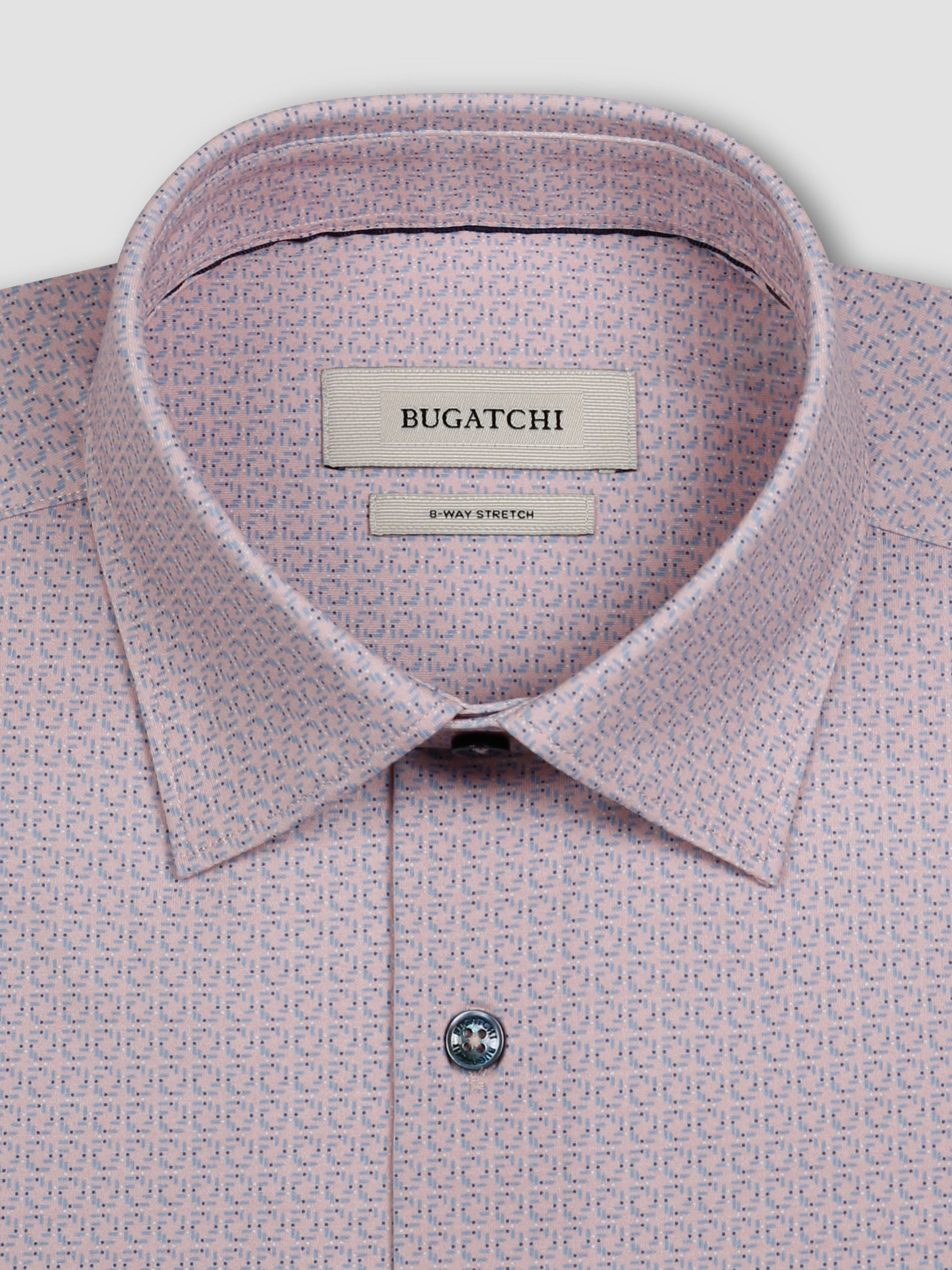 Bugatchi Ooohcotton L/S Shirt, Pink