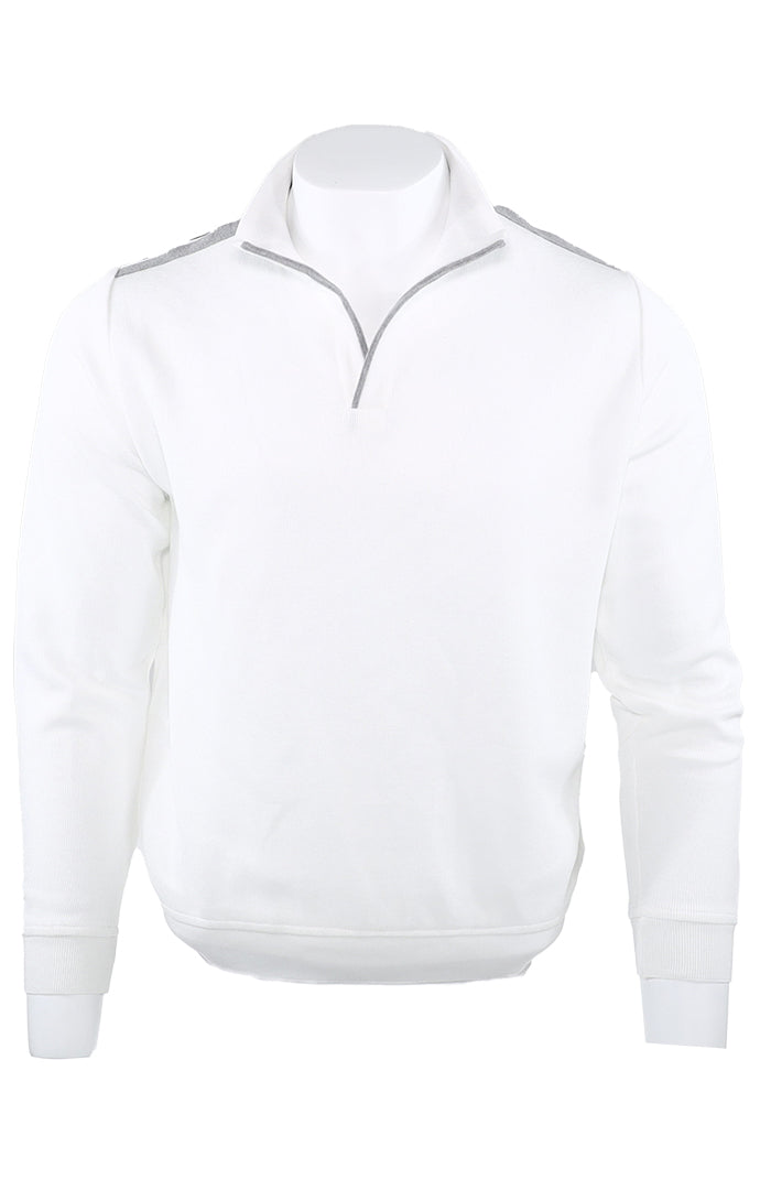 St Croix Open Mock with Stripe Detail