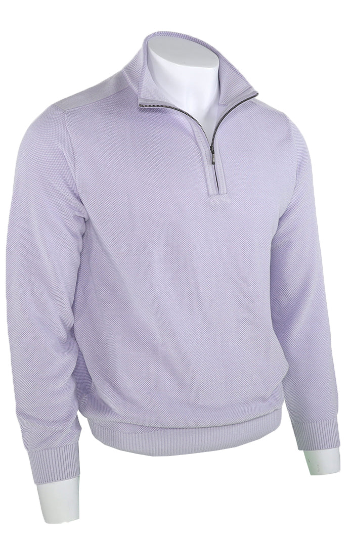 St. Croix Zip Mock Classic Crystal Stitch