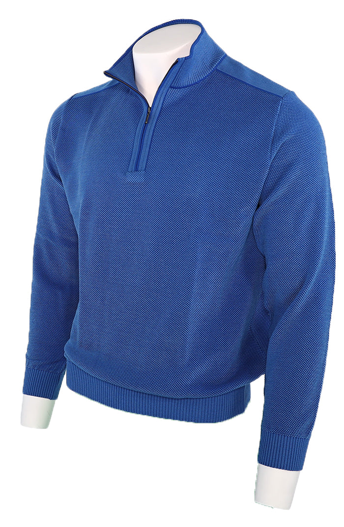 St. Croix Zip Mock Classic Crystal Stitch