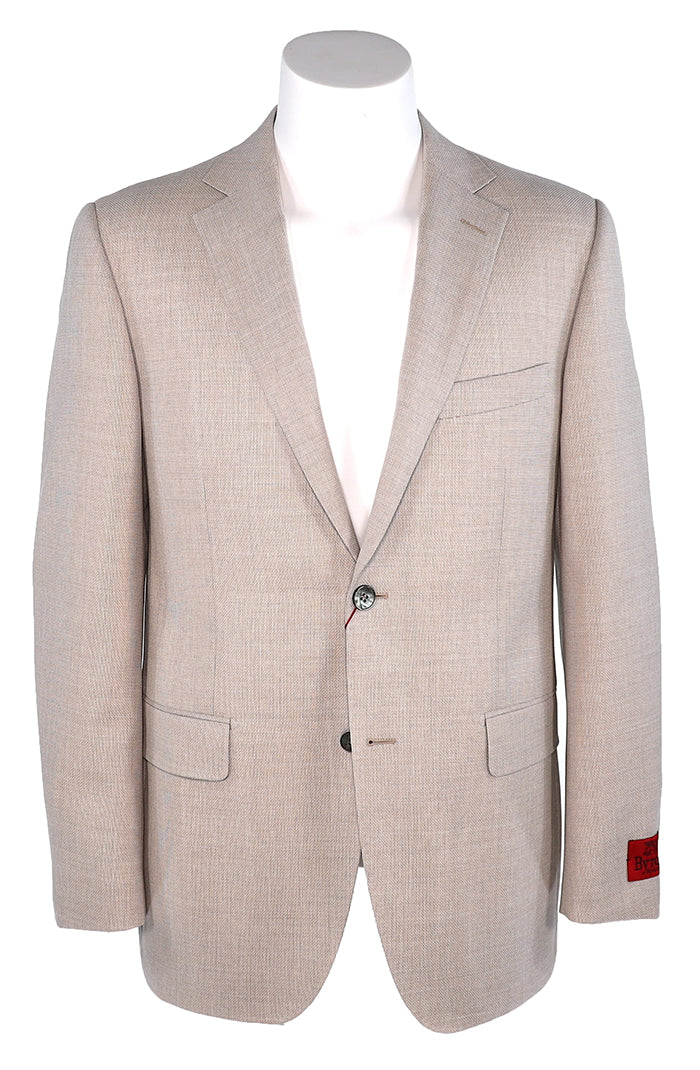 Byron Light Tan Weave - Men's Sports coat - 6384 - Front View - Mondo Uomo