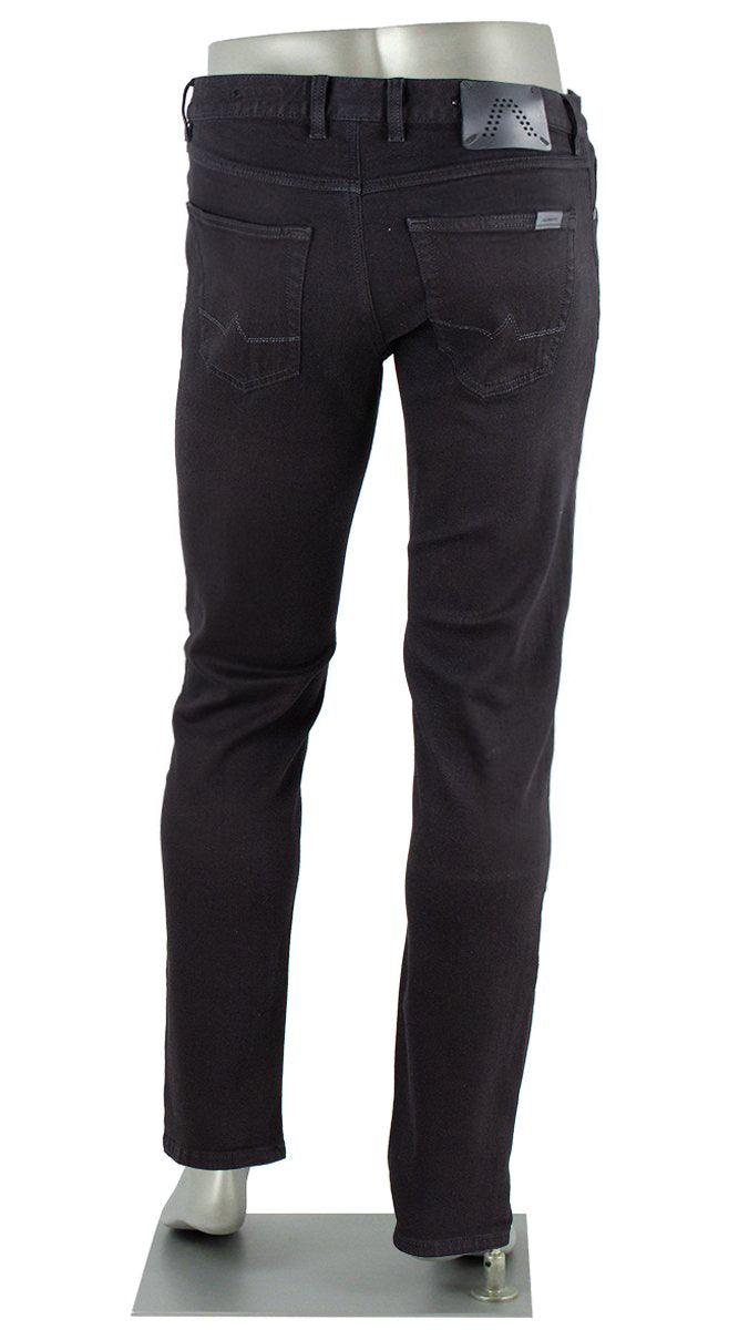 STONE DENIM SUPERFIT DUAL FX BLACK