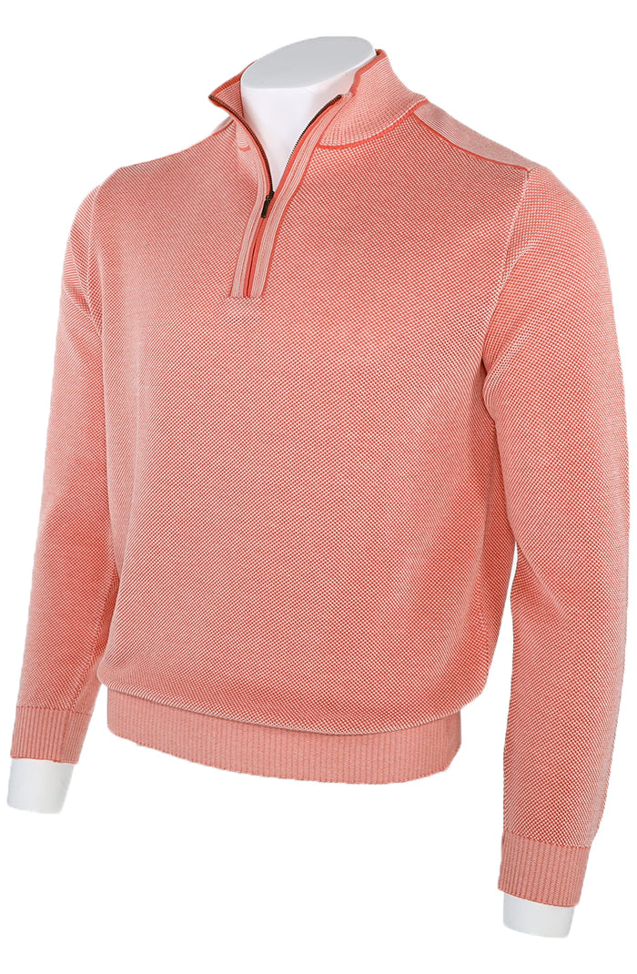 St. Croix Zip Mock Classic Crystal Stitch
