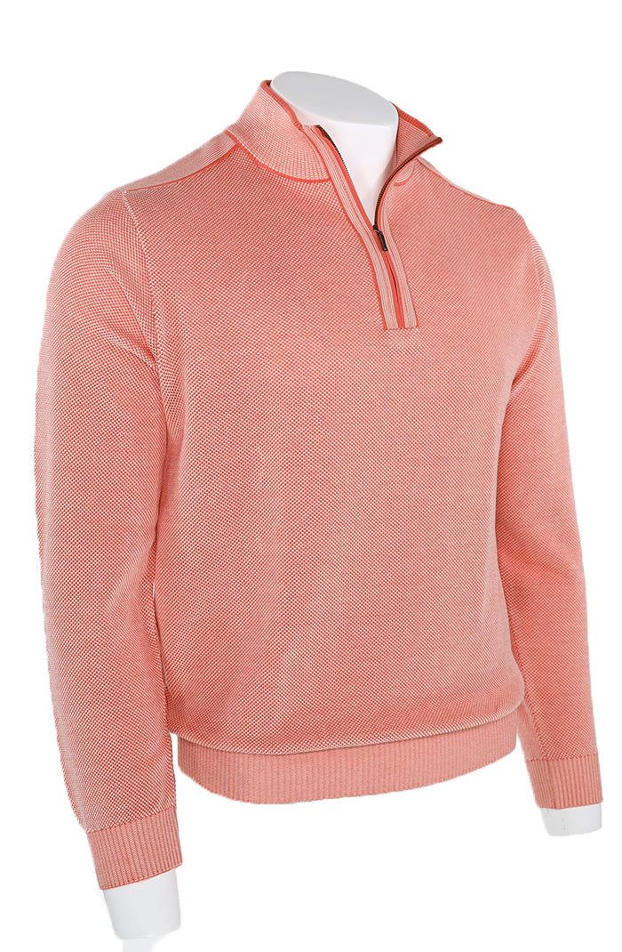 St. Croix Zip Mock Classic Crystal Stitch