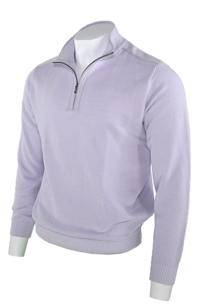 St. Croix Zip Mock Classic Crystal Stitch