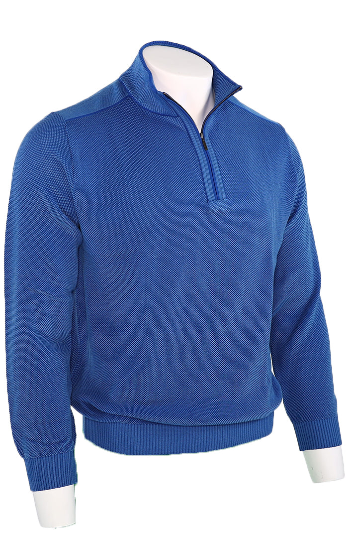 St. Croix Zip Mock Classic Crystal Stitch